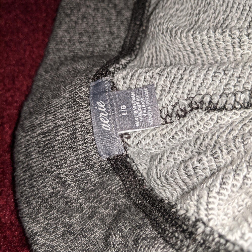 Aerie Grey speckled joggers size large - Picture 4 of 4